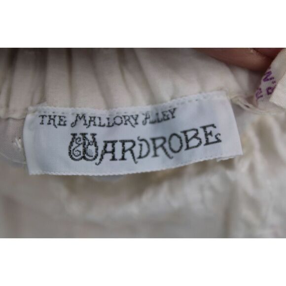 Vintage 3pc set The Mallory Allen Wardrobe Beautiful Ivory Embroidery Lace Maxi - Picture 15 of 16